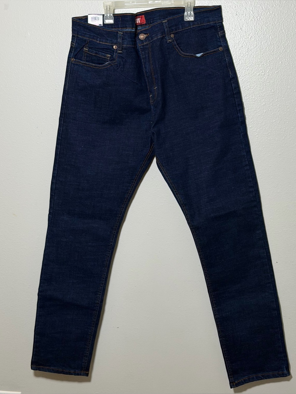 Levi's Men Denim 511 Performance Slim Straight Dark Indigo Jeans size 38x32